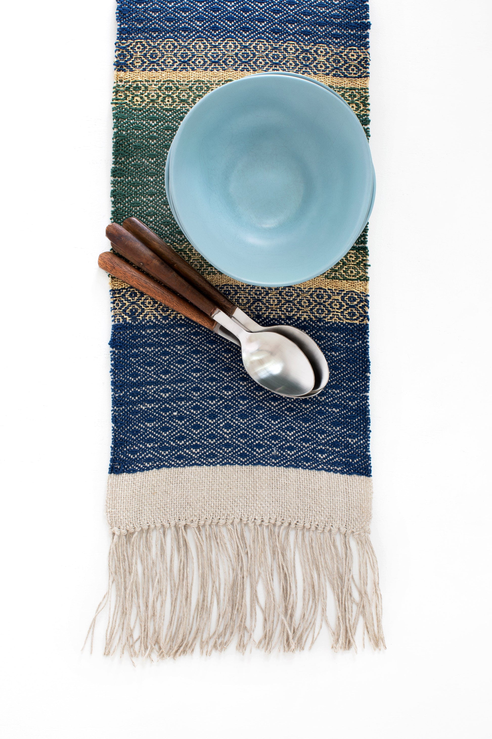 The Carpentry Shop Co. Handmade 100% Wool Woven Placemats by Local Artisan