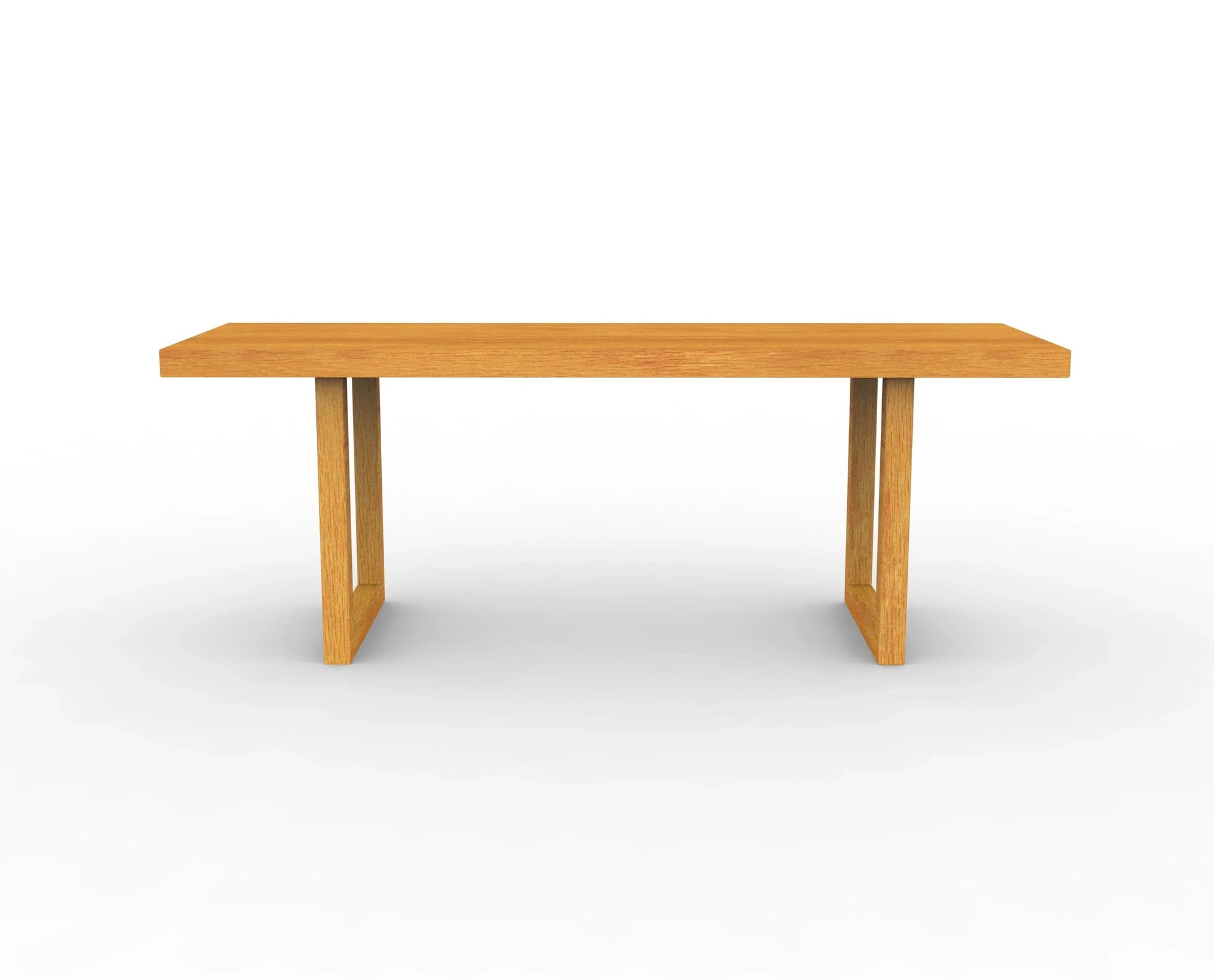 The Carpentry Shop Co. Square / 48" / Red Oak Modern Style Bench