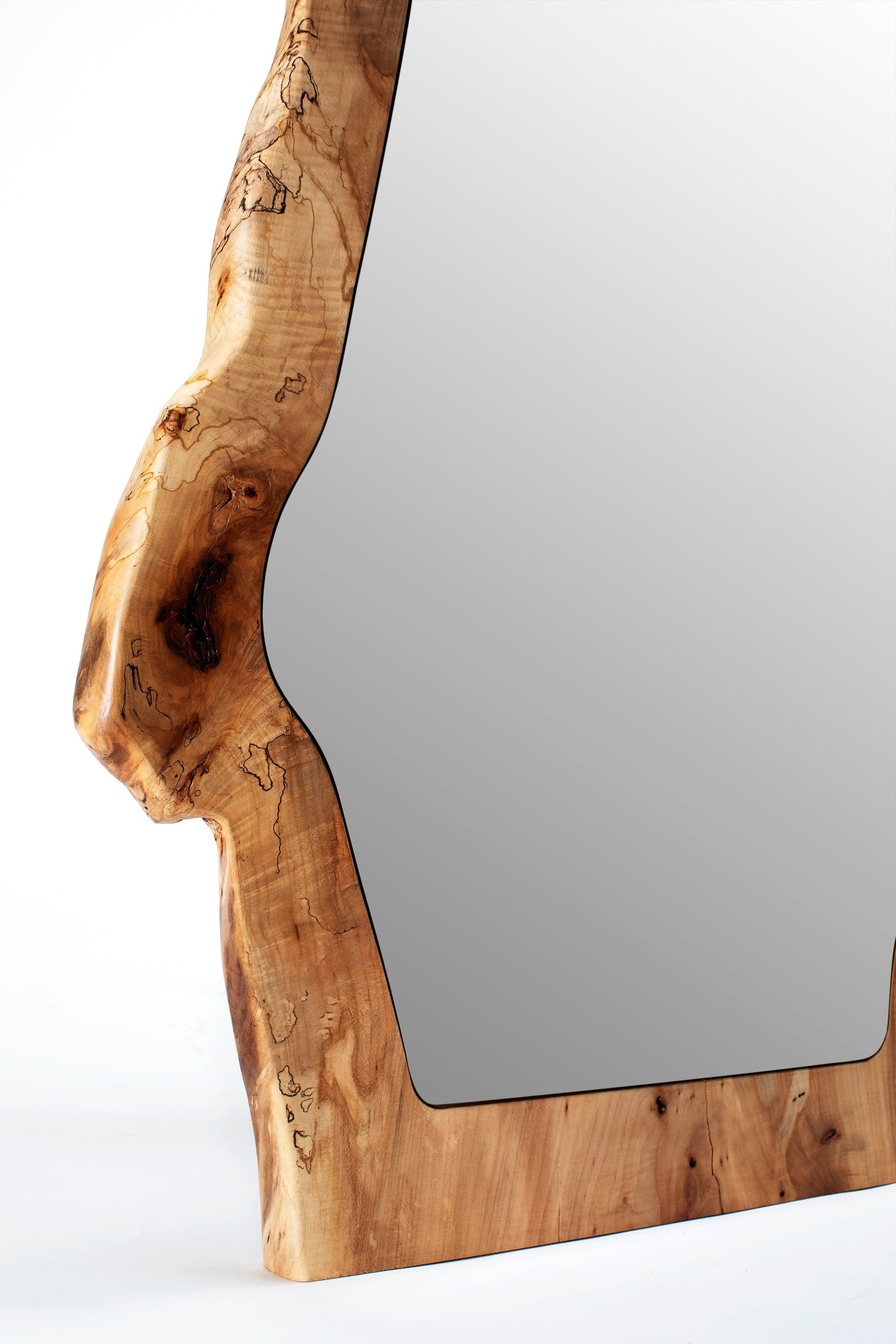 The Carpentry Shop Co. Nature Inspired Leaning Mirror