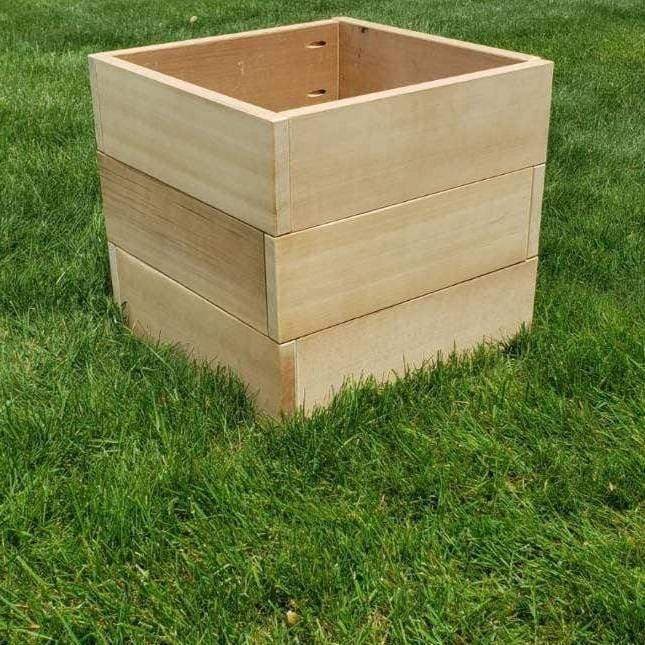 The Carpentry Shop Co., LLC outdoor furniture Wood Clear Cedar 18" Cube Planters