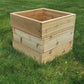The Carpentry Shop Co., LLC outdoor furniture Wood Knotty Cedar 18" Cube Planters