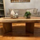 The Carpentry Shop Co. Oval Coffee Table Oval Coffee Table 70" Solid Parota Wood
