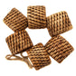 The Carpentry Shop Co. Honey Brown Rattan Oval Napkin Rings