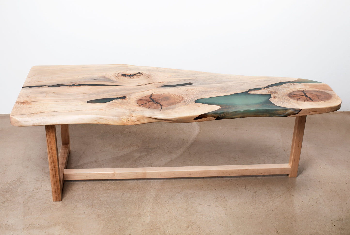 The Carpentry Shop Co. Slab Style Coffee Table Made to Order and Customizable