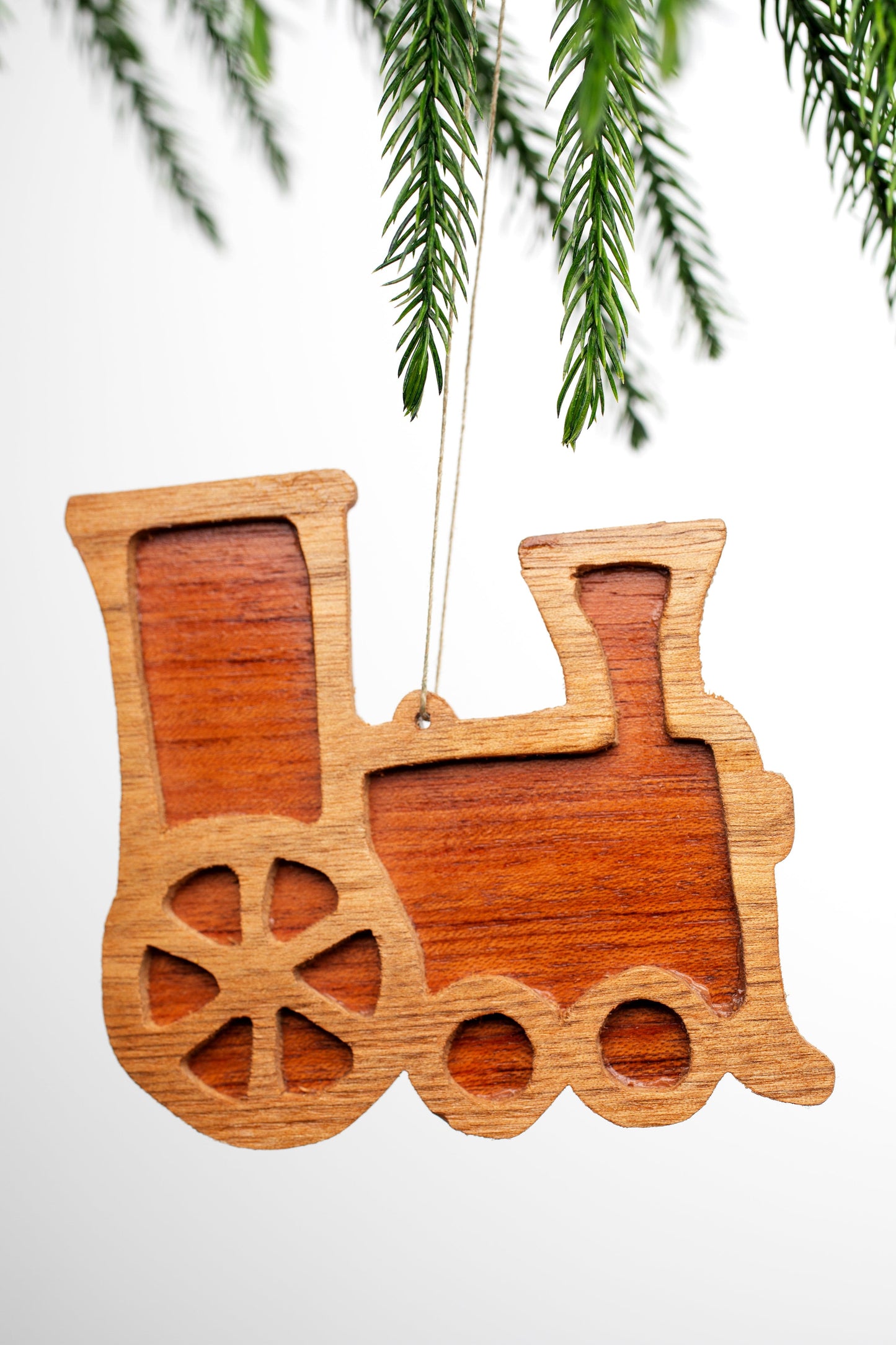 The Carpentry Shop Co. Oak Ornament Solid Wood Holiday Ornaments